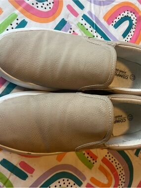 Jabasic Beige Slip-On Platform Shoes #1